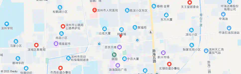 滨州银茂酒店_公交站地图_滨州公交_妙搜公交查询2025