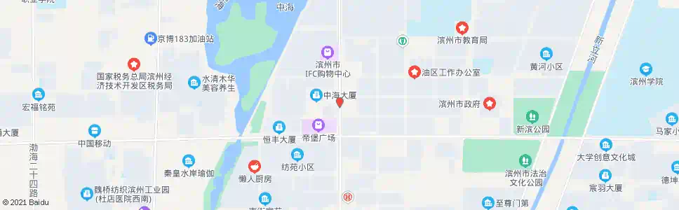 滨州中海大厦_公交站地图_滨州公交_妙搜公交查询2025