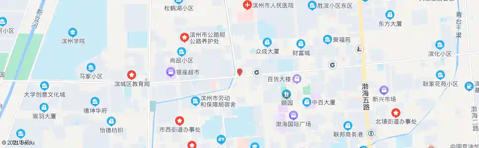 滨州区检察院宿舍_公交站地图_滨州公交_妙搜公交查询2025