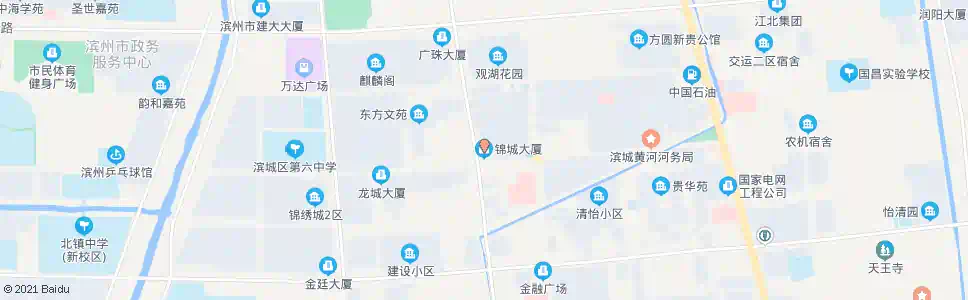 滨州锦城大厦_公交站地图_滨州公交_妙搜公交查询2025