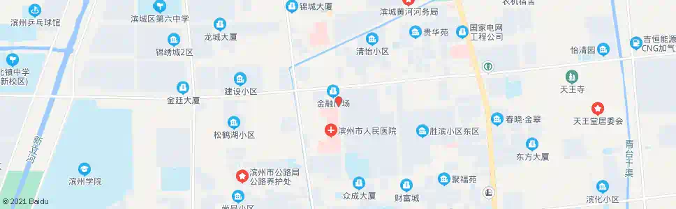 滨州银座渤海店_公交站地图_滨州公交_妙搜公交查询2025