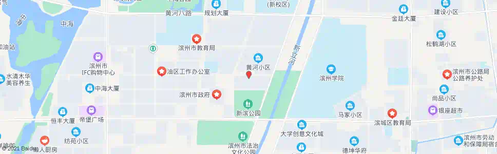滨州黄河小区一区_公交站地图_滨州公交_妙搜公交查询2025
