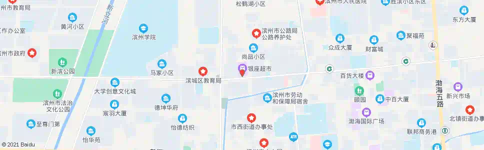 滨州银座黄河店_公交站地图_滨州公交_妙搜公交查询2025
