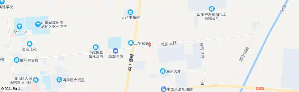 滨州炜烨热电_公交站地图_滨州公交_妙搜公交查询2025