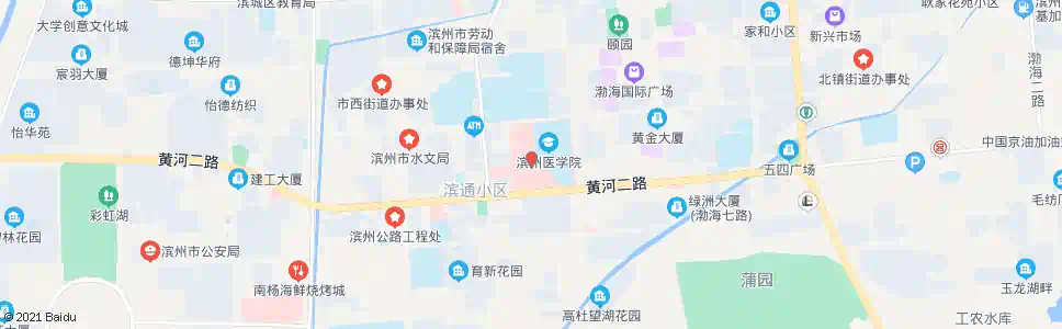 滨州滨医附院北门_公交站地图_滨州公交_妙搜公交查询2025