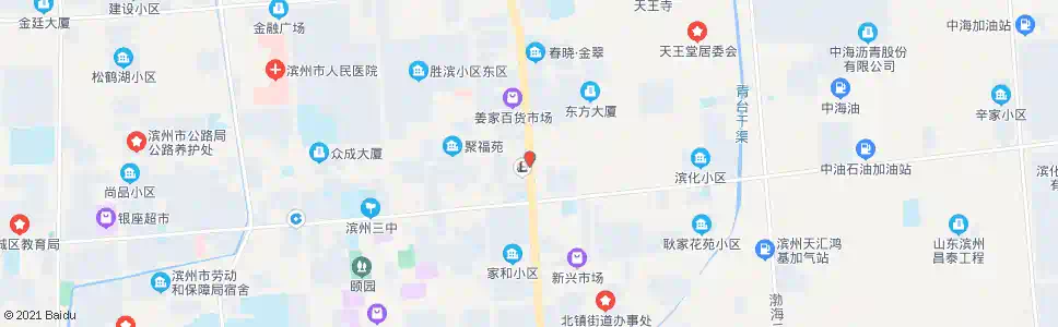 滨州第一加油站_公交站地图_滨州公交_妙搜公交查询2025