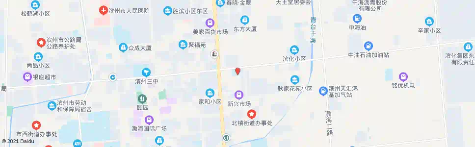 滨州第三小学_公交站地图_滨州公交_妙搜公交查询2025