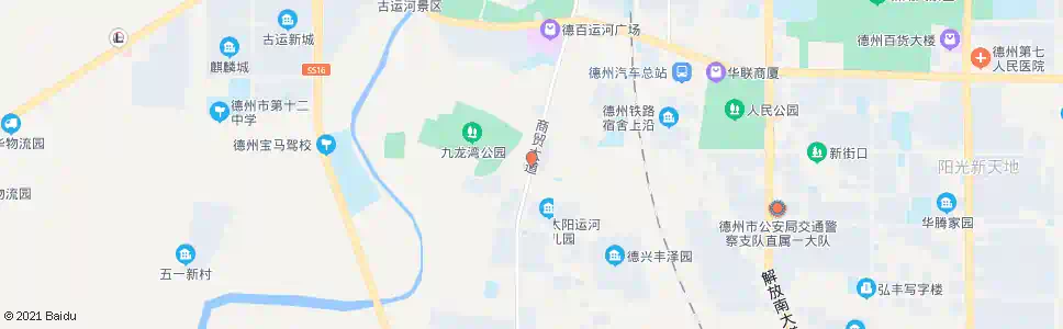 德州水厂路_公交站地图_德州公交_妙搜公交查询2025
