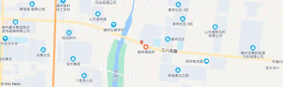 德州袁桥乡政府_公交站地图_德州公交_妙搜公交查询2025