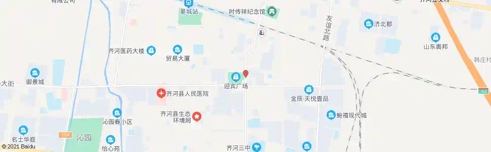 德州迎宾广场_公交站地图_德州公交_妙搜公交查询2025