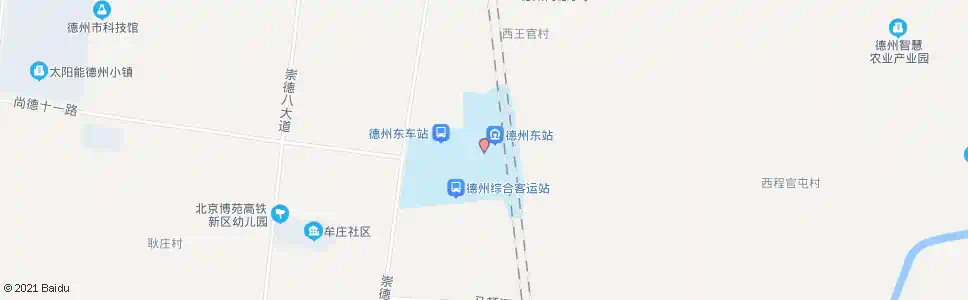 德州站前街_公交站地图_德州公交_妙搜公交查询2025