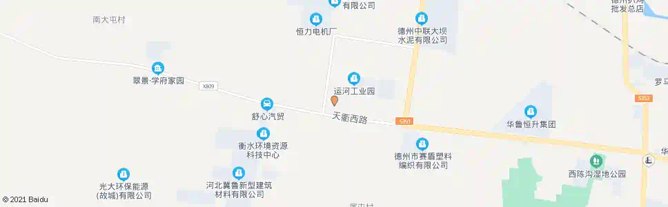 德州化工四厂_公交站地图_德州公交_妙搜公交查询2025