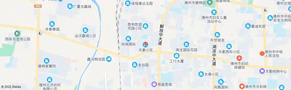 德州天衢小区_公交站地图_德州公交_妙搜公交查询2025