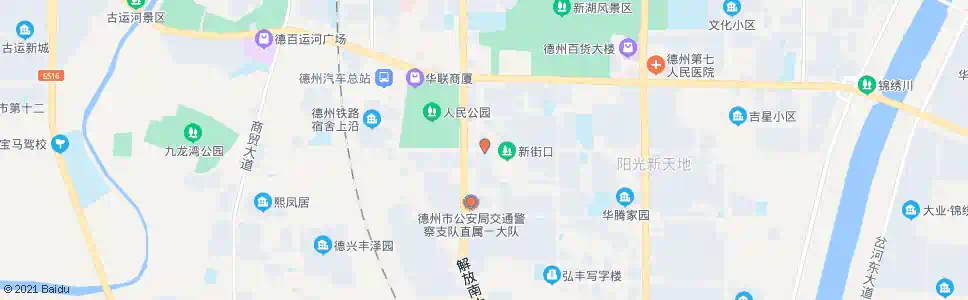 德州新华便民市场_公交站地图_德州公交_妙搜公交查询2025
