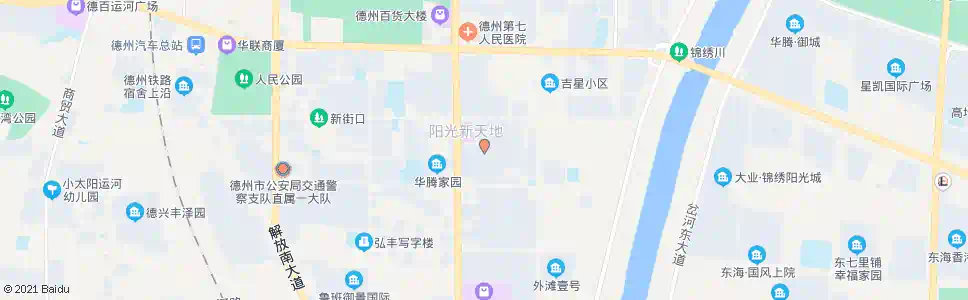 德州阳光花园小区_公交站地图_德州公交_妙搜公交查询2025