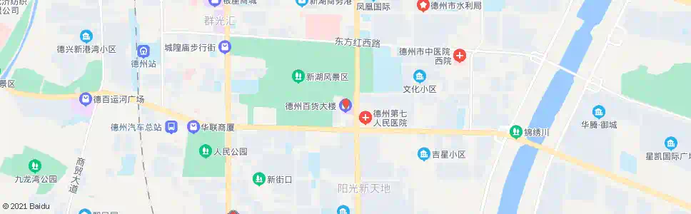 德州百货大楼_公交站地图_德州公交_妙搜公交查询2025