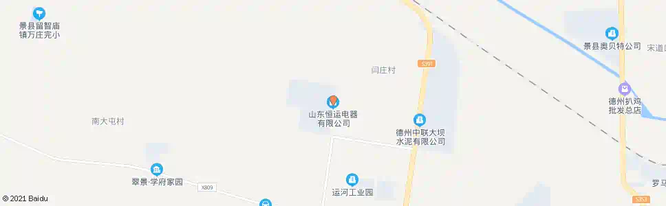 德州恒运电器_公交站地图_德州公交_妙搜公交查询2025
