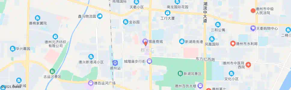德州银座商城_公交站地图_德州公交_妙搜公交查询2025