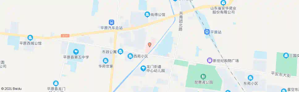 德州县医院(平原)_公交站地图_德州公交_妙搜公交查询2025
