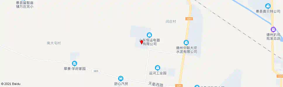 德州电机厂_公交站地图_德州公交_妙搜公交查询2025