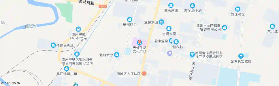 德州天虹生活文化广场_公交站地图_德州公交_妙搜公交查询2025