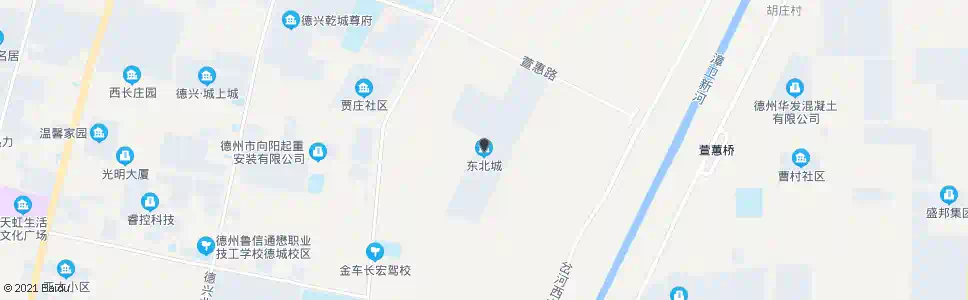德州德州东北城_公交站地图_德州公交_妙搜公交查询2025