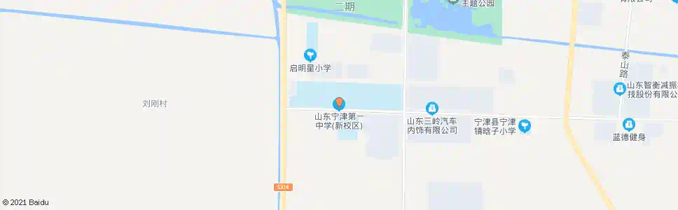 德州一中新校区_公交站地图_德州公交_妙搜公交查询2025