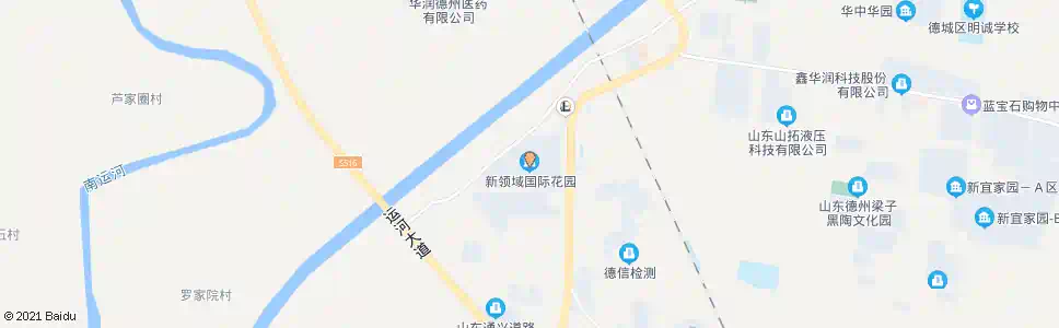德州新领域国际花园_公交站地图_德州公交_妙搜公交查询2025