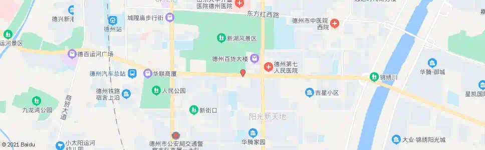 德州新湖风景区_公交站地图_德州公交_妙搜公交查询2025