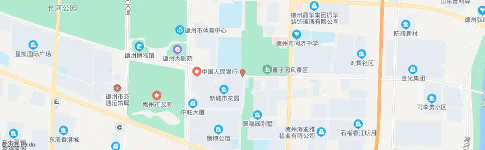 德州董子文化街_公交站地图_德州公交_妙搜公交查询2025