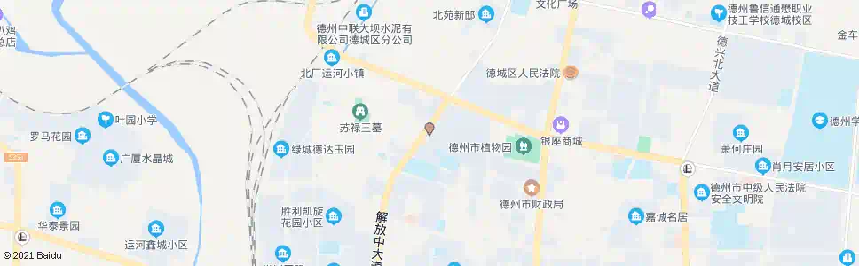 德州北园便民市场_公交站地图_德州公交_妙搜公交查询2025