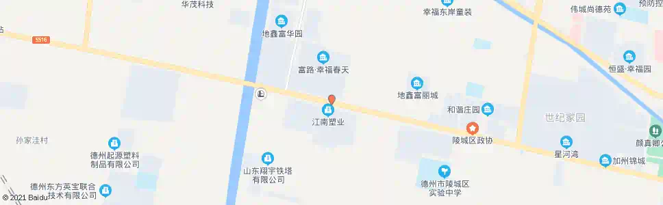 德州江南塑业_公交站地图_德州公交_妙搜公交查询2025