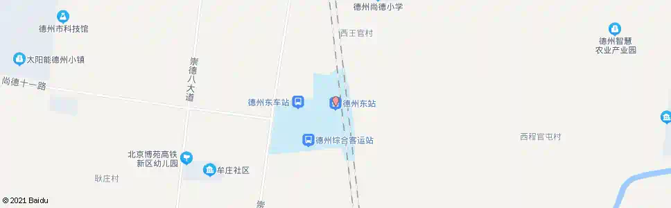 德州乾城_公交站地图_德州公交_妙搜公交查询2025
