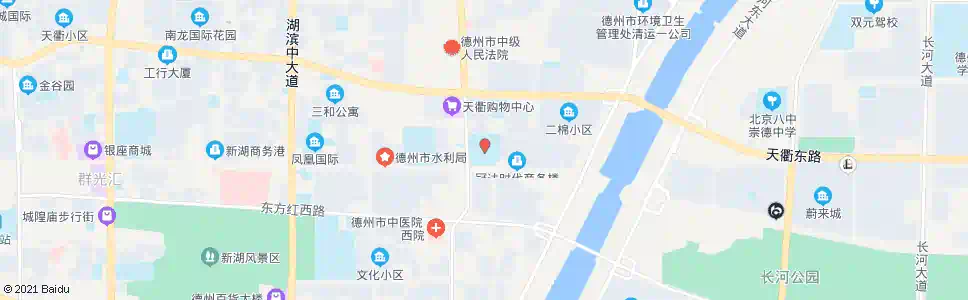 德州九中_公交站地图_德州公交_妙搜公交查询2025