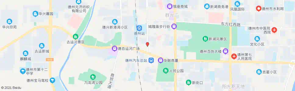 德州九州商城_公交站地图_德州公交_妙搜公交查询2025