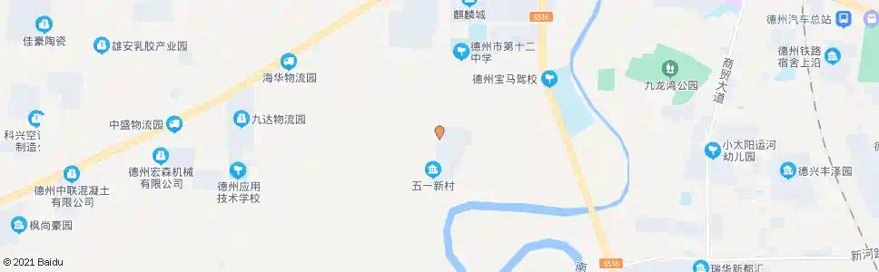 德州五四村_公交站地图_德州公交_妙搜公交查询2025