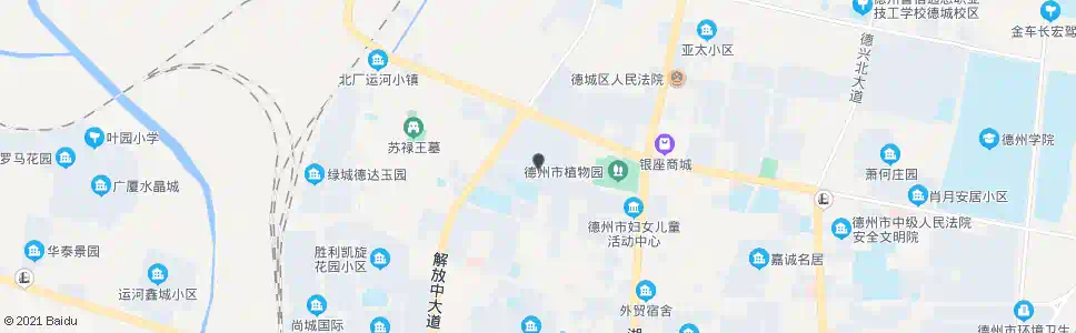 德州北园小区_公交站地图_德州公交_妙搜公交查询2025