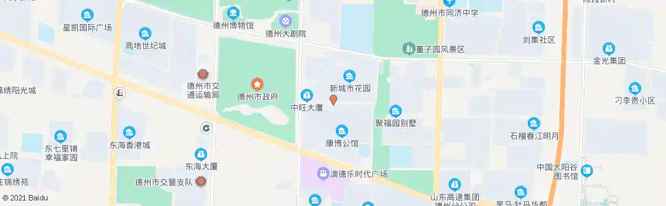 德州新城市花园_公交站地图_德州公交_妙搜公交查询2025
