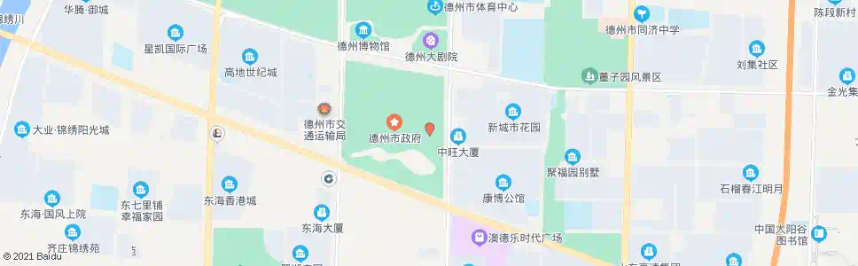 德州行政中心_公交站地图_德州公交_妙搜公交查询2025