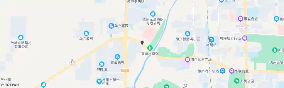 德州运河公园_公交站地图_德州公交_妙搜公交查询2025