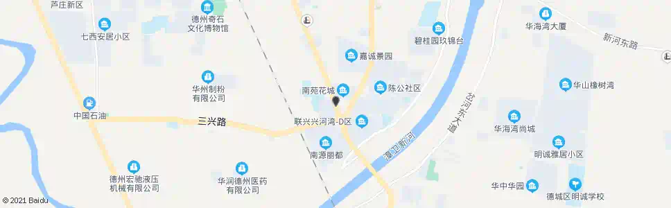 德州南苑港湾_公交站地图_德州公交_妙搜公交查询2025