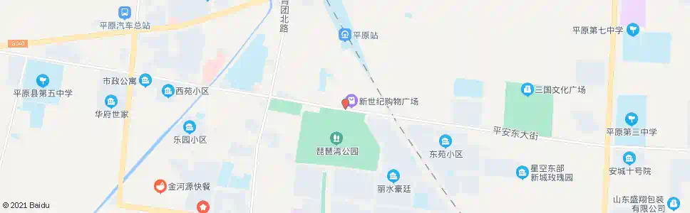 德州新世纪(平原)_公交站地图_德州公交_妙搜公交查询2025