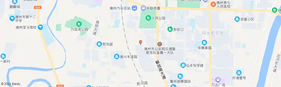 德州邮电局宿舍_公交站地图_德州公交_妙搜公交查询2025