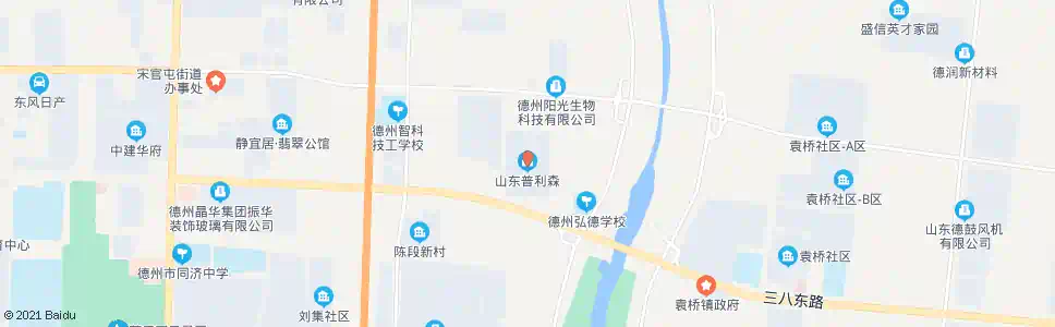 德州普利森公司_公交站地图_德州公交_妙搜公交查询2025