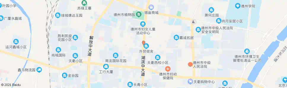德州开元大厦_公交站地图_德州公交_妙搜公交查询2025