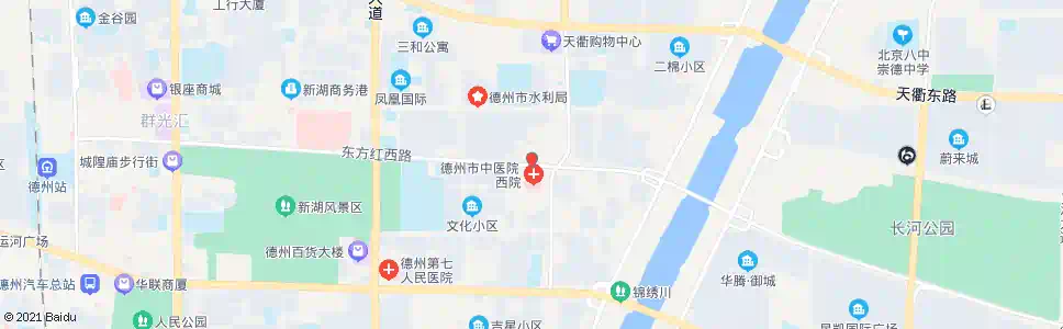 德州市中医院_公交站地图_德州公交_妙搜公交查询2025