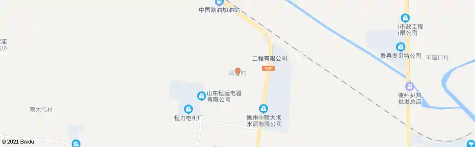 德州闫庄村_公交站地图_德州公交_妙搜公交查询2025