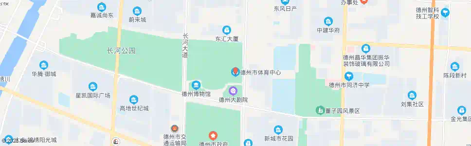德州市体育中心_公交站地图_德州公交_妙搜公交查询2025