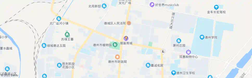 德州银座商城大学路店_公交站地图_德州公交_妙搜公交查询2025
