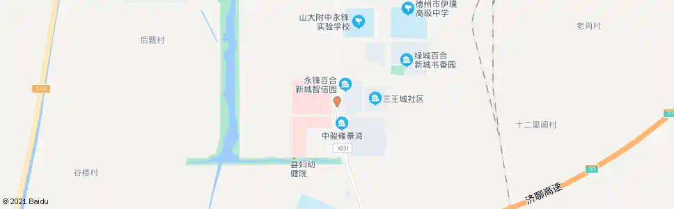德州城南新区_公交站地图_德州公交_妙搜公交查询2025